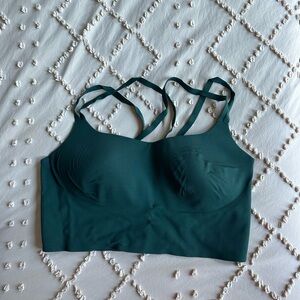 Aerie Teal Double Strap Bralette